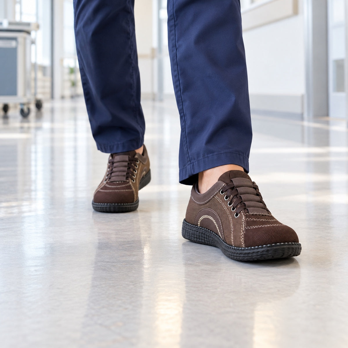 Rosie – Women's Nursing Sneakers, worn on a walk