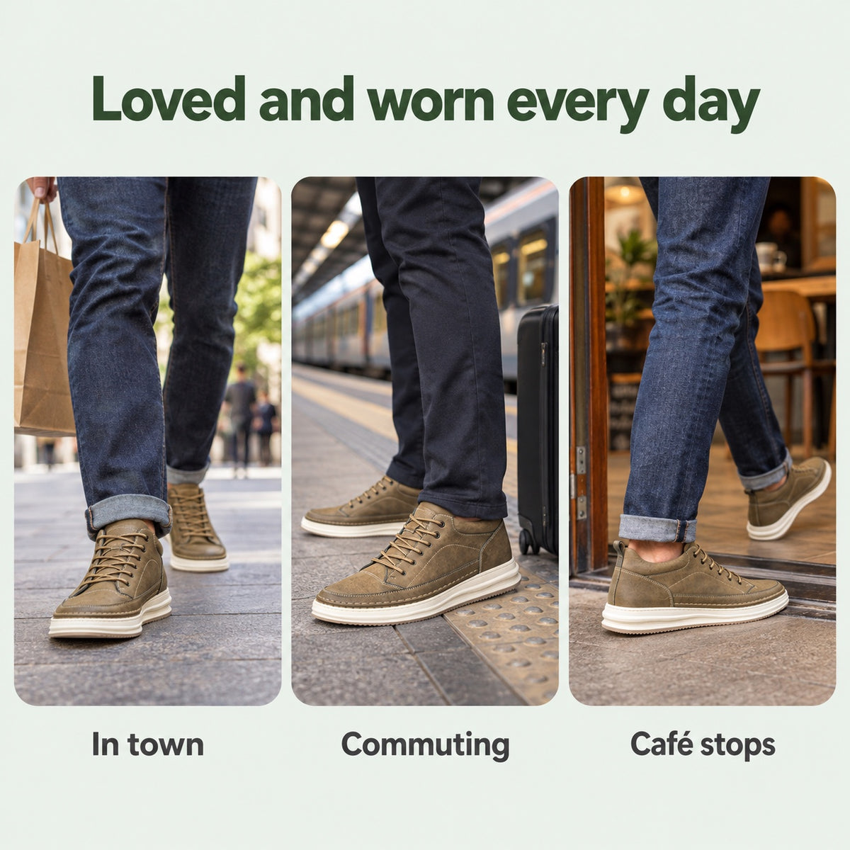 Rudolph – Men's Walking Sneakers, worn every day