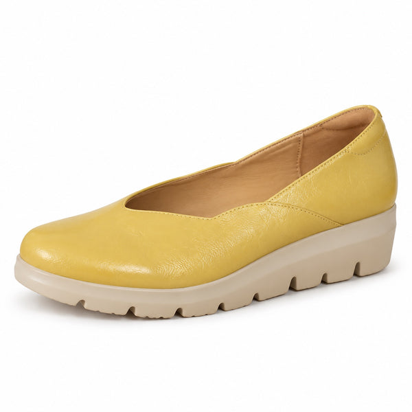 Sandoval – Unisex Plantar Fasciitis Shoes in Yellow