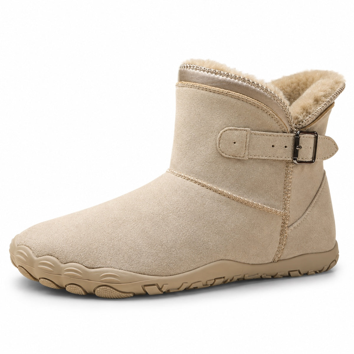 Saunders – Unisex Comfort Boots in Cream