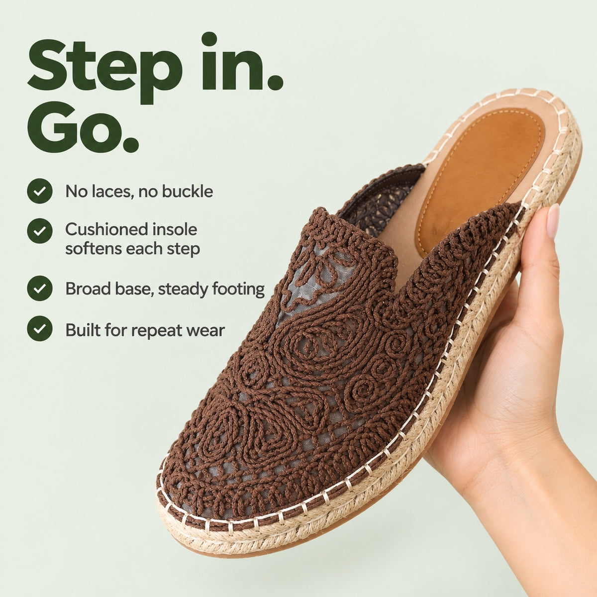 Sidney – Women's Slip-On Shoes, key benefits
