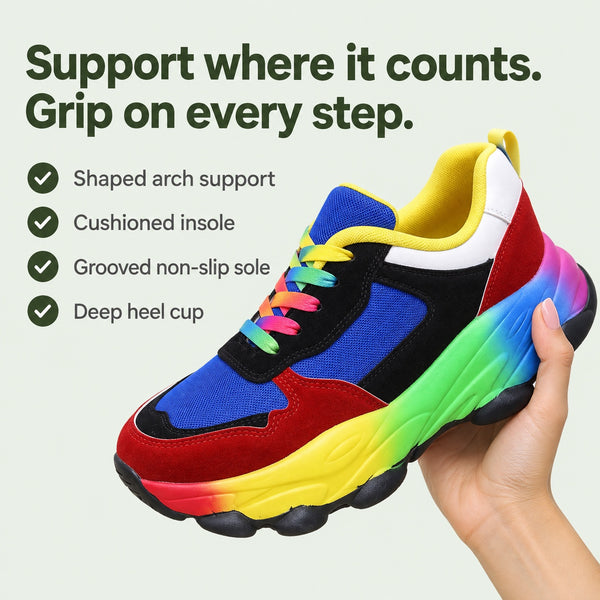 Sloan – Unisex Arch Support Sneakers, key benefits