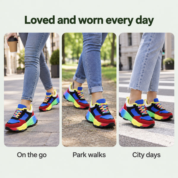 Sloan – Unisex Arch Support Sneakers, worn every day