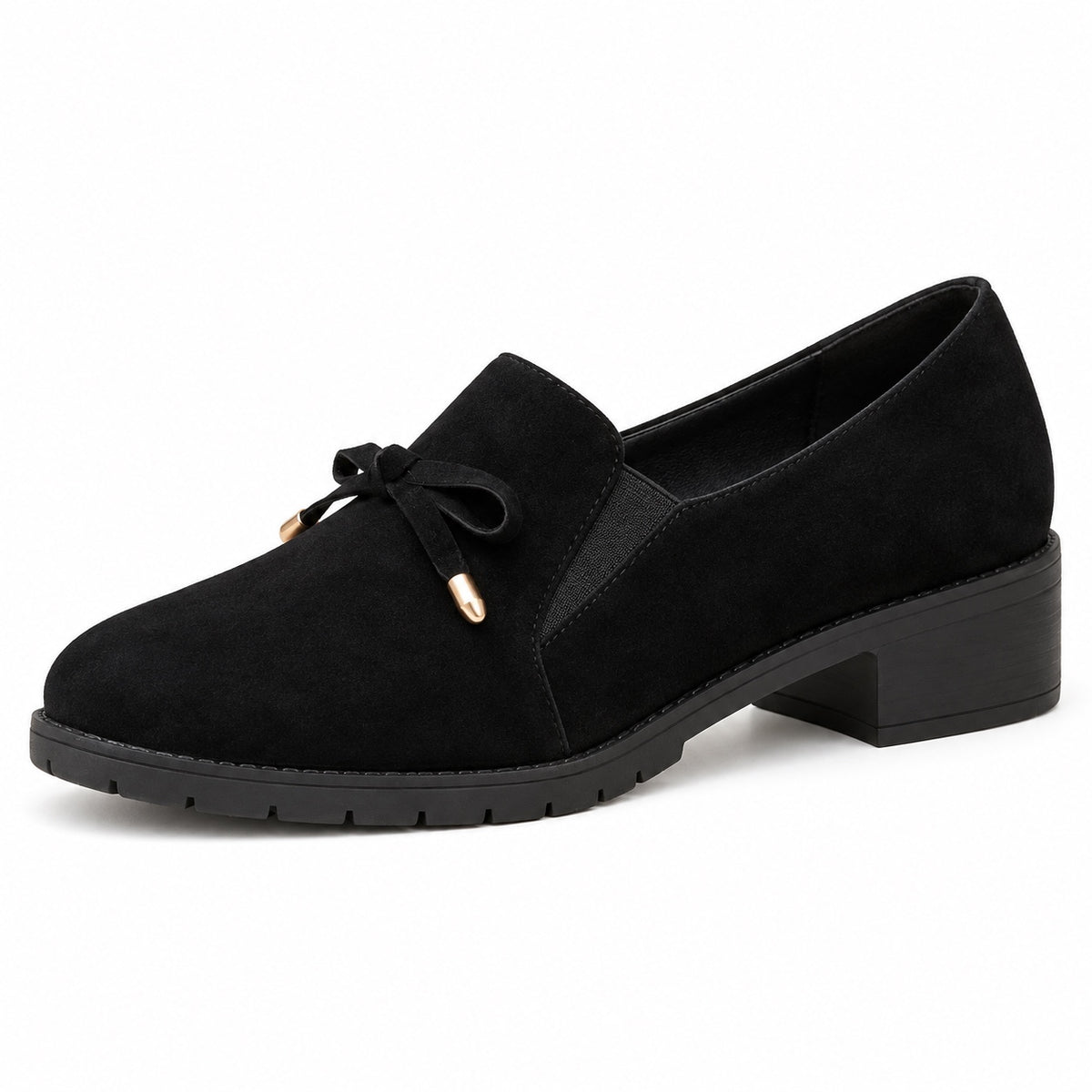 Smith – Unisex Slip-On Loafers in Black
