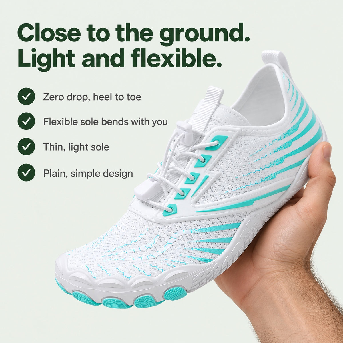 Sparks – Unisex Barefoot Shoes, key benefits