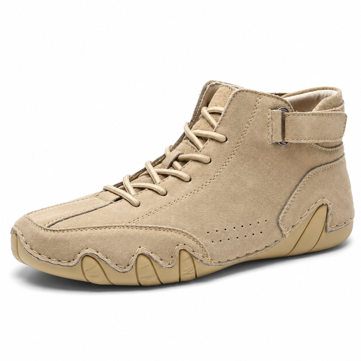 Steve – Men's Wide Toe Box Shoes in Beige