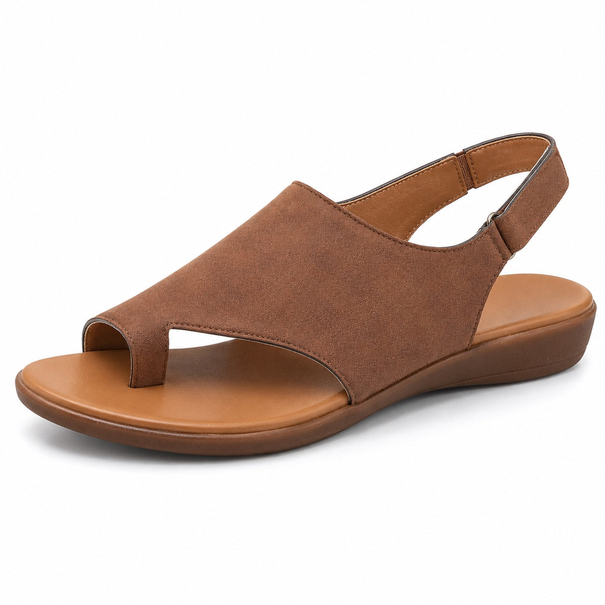 Stevens – Unisex Wide Toe Box Sandals in Coffee