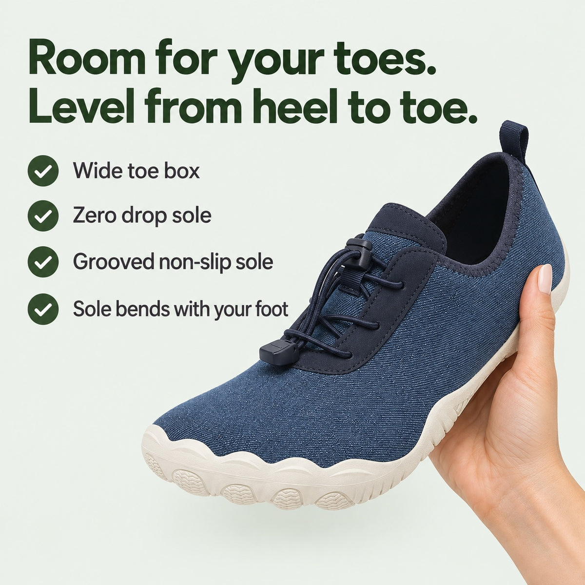 Stone – Unisex Barefoot Shoes, key benefits