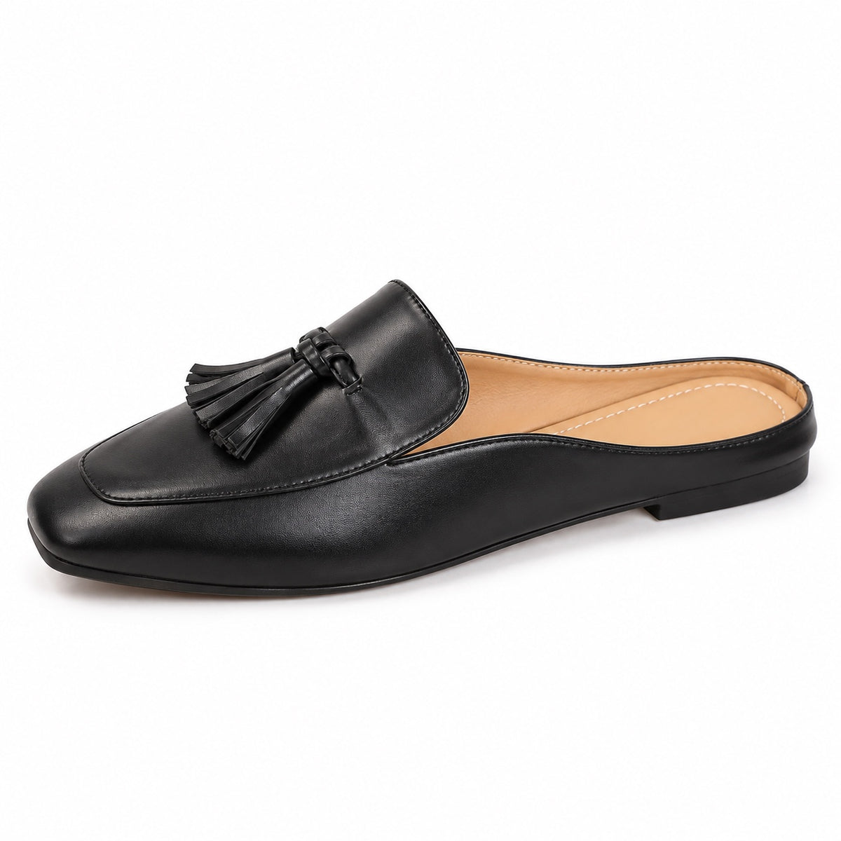 Tanya – Women's Slip-On Loafers in Black