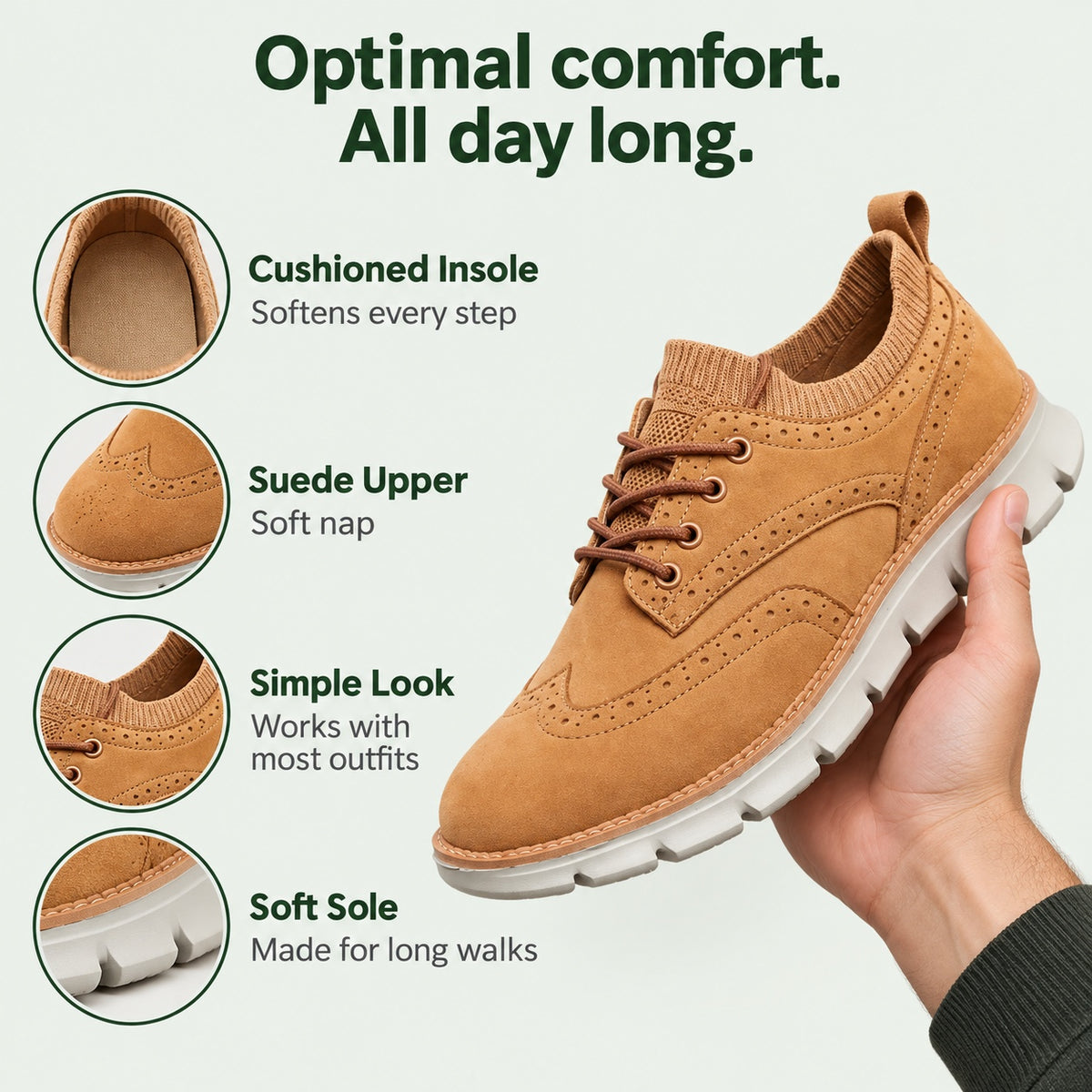 Todd – Men's Walking Sneakers, features
