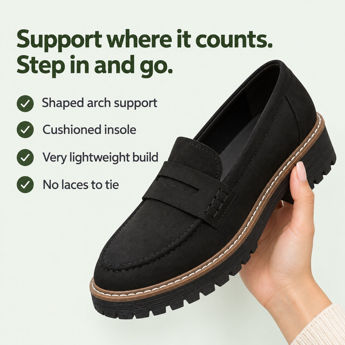 Tucker – Unisex Orthopedic Loafers, key benefits
