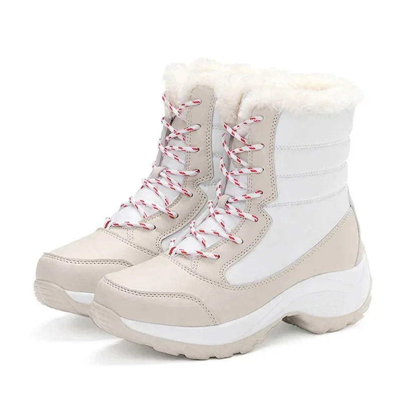 Women's Waterproof Winter Boots with Fur Lining