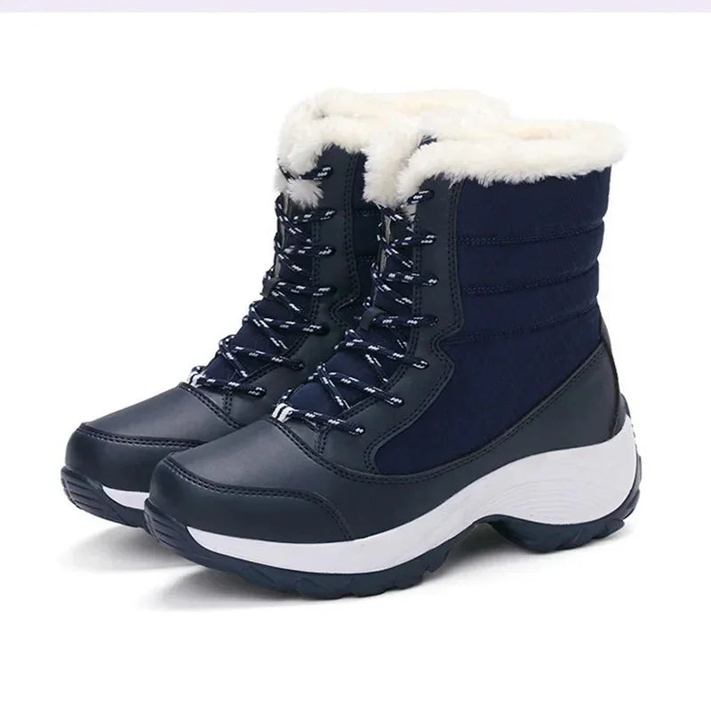 Women's Waterproof Winter Boots with Fur Lining