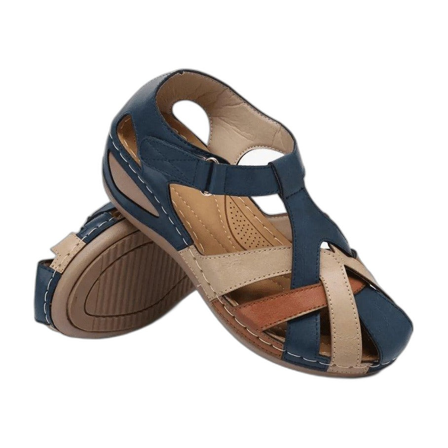 Ezra – Sandalias unisex de puntera ancha con ajuste regulable