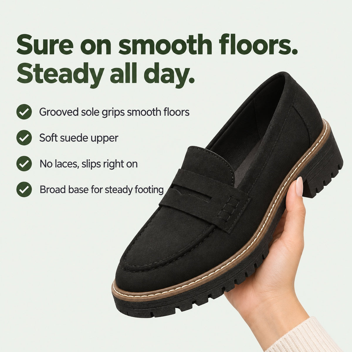 Velma – Women's Slip-On Loafers, key benefits