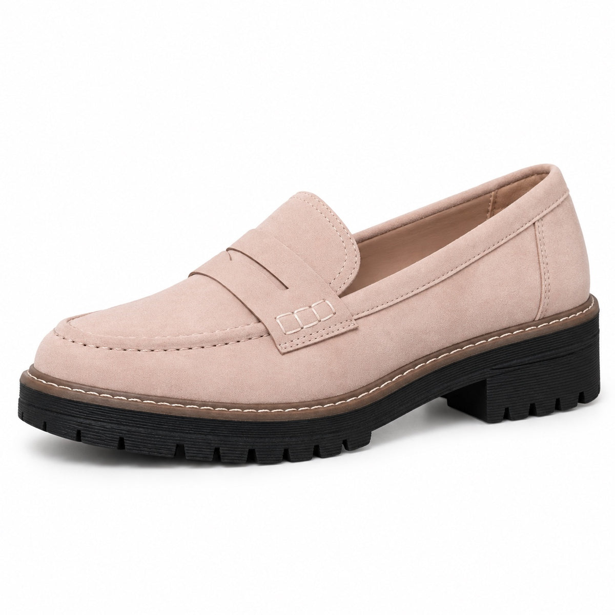 Velma – Women's Slip-On Loafers in Pink