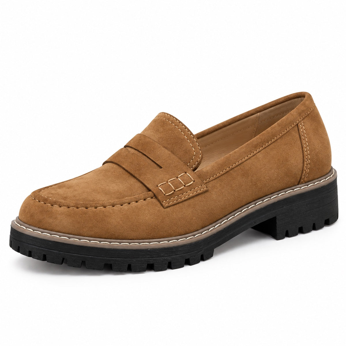 Velma – Women's Slip-On Loafers in Brown