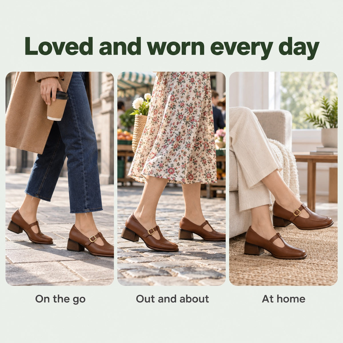 Verna – Women's Orthopedic Mary Jane Shoes, worn every day