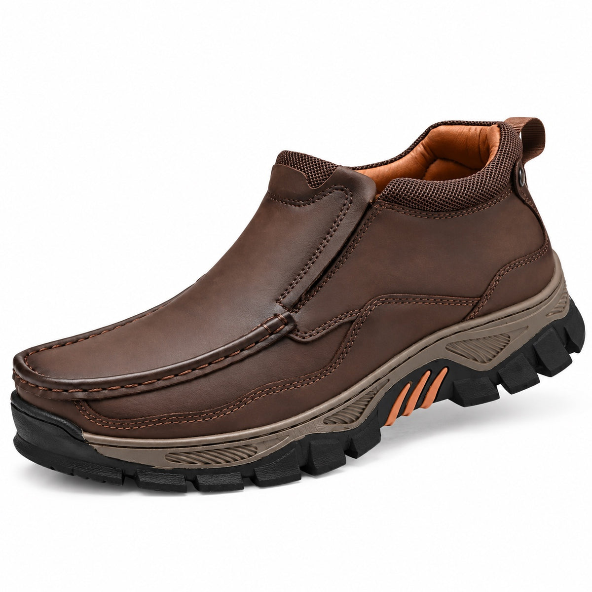Vincent – Men's Comfort Boots in Dark Brown
