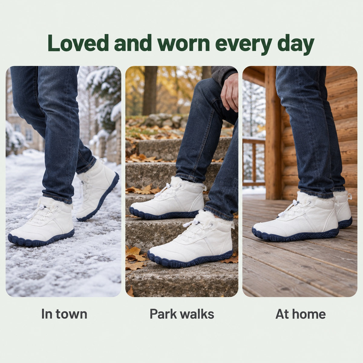Walters – Unisex Comfort Boots, worn every day