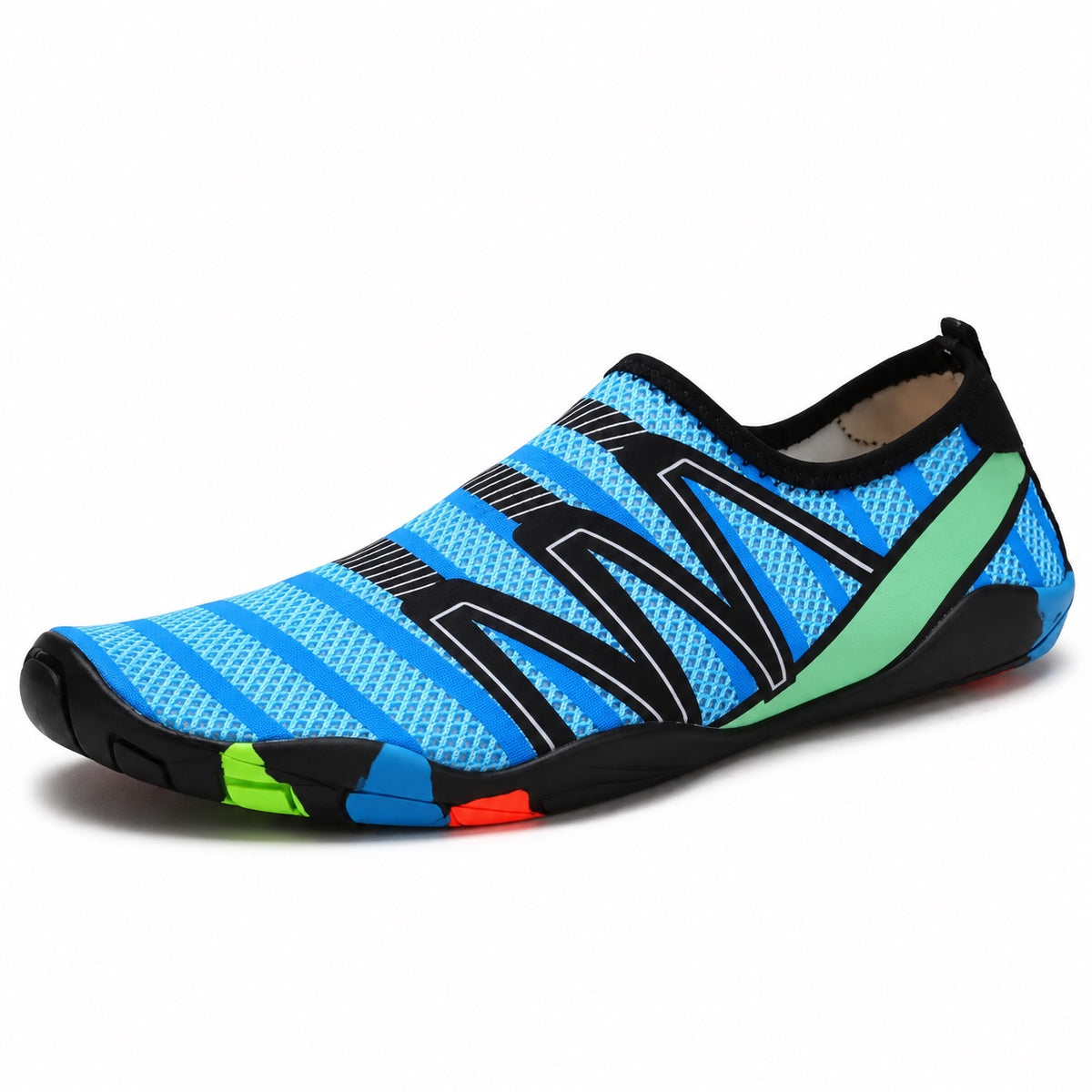 Watson – Unisex Wide Toe Box Shoes in Blue