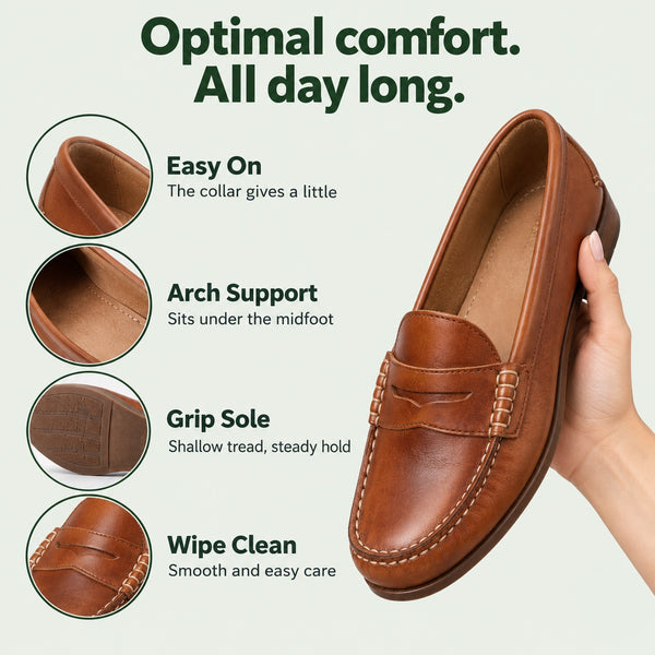 Webb – Unisex Orthopedic Loafers, features