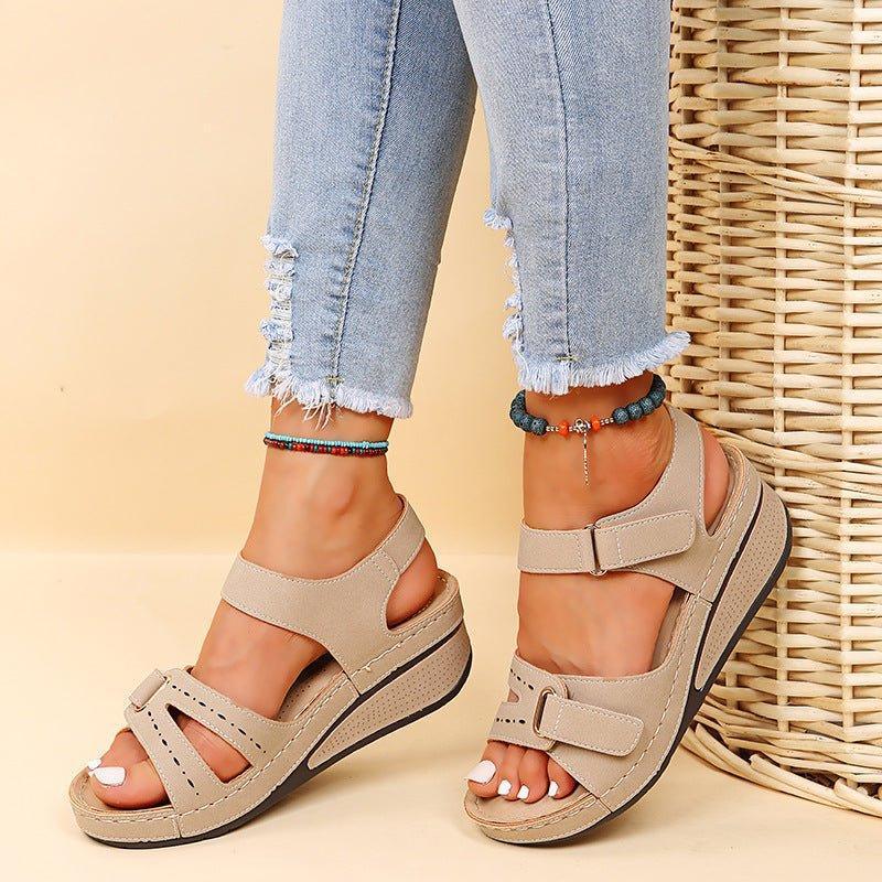Brown – Unisex Wide Toe Box Sandals for All-Day Comfort