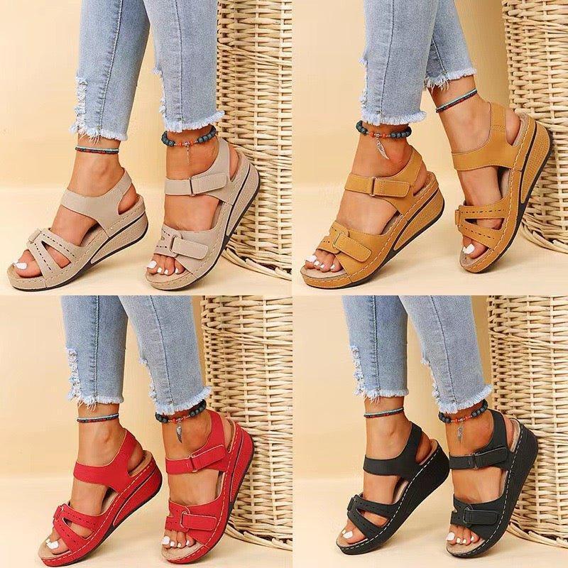 Brown – Unisex Wide Toe Box Sandals for All-Day Comfort