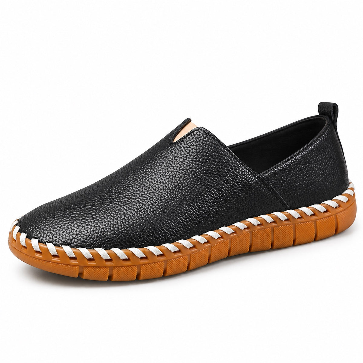 Wells – Unisex Slip-On Loafers in Black