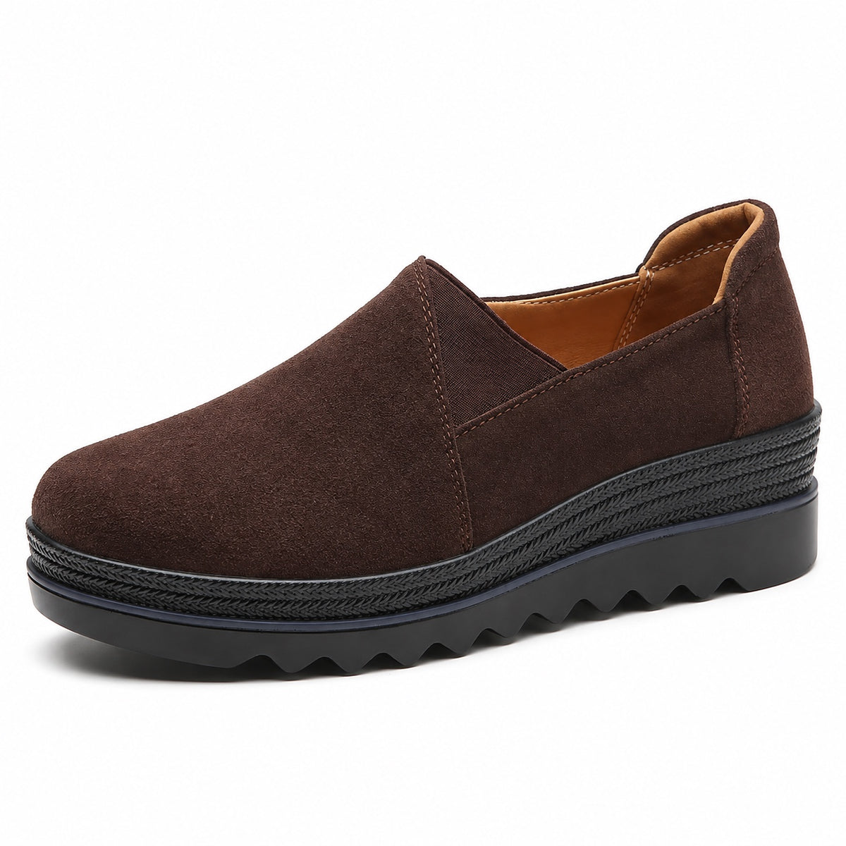 Wilma – Women's Nursing Loafers in Coffee (Closed Design)