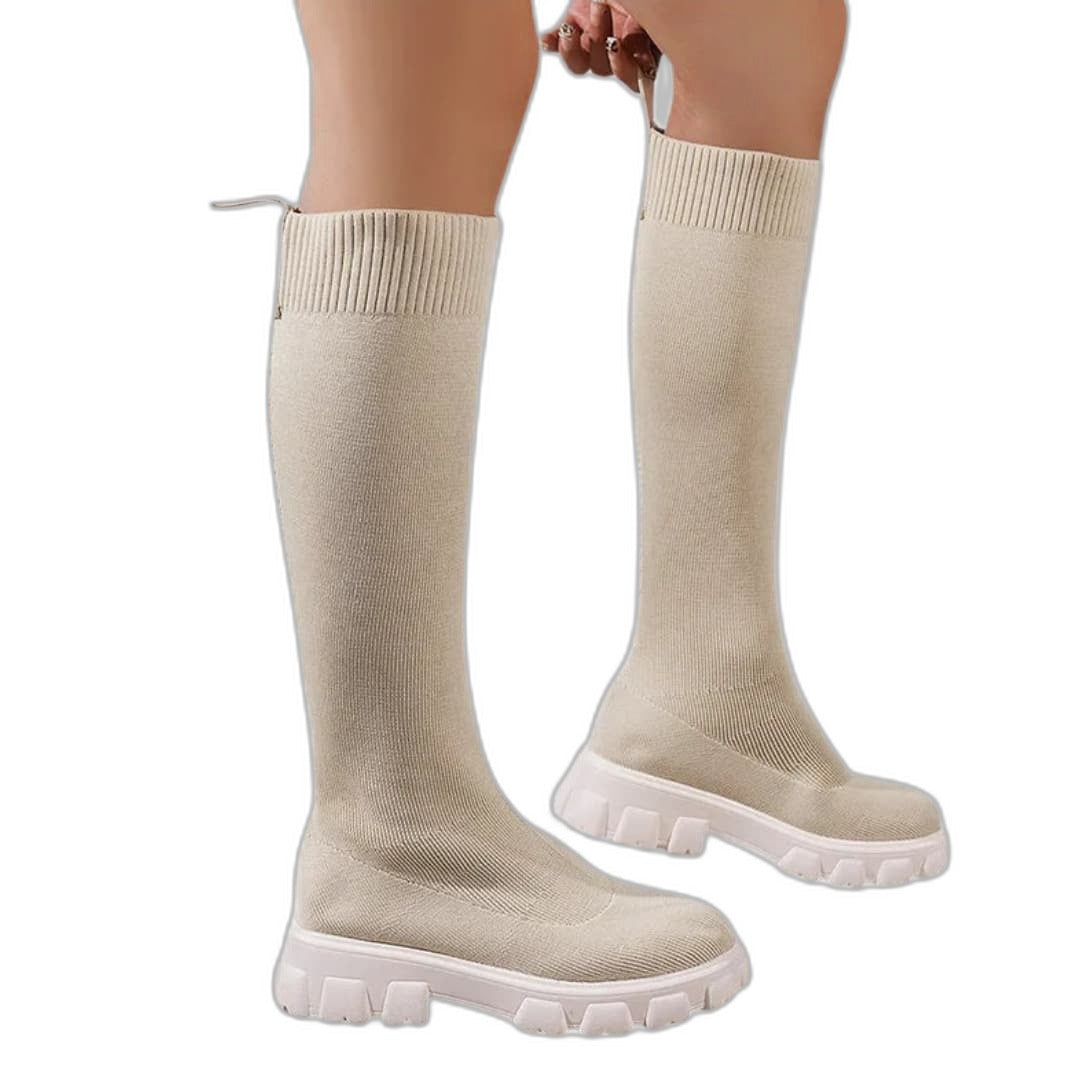 Edna – Botas para mujer de caña ancha con caña holgada