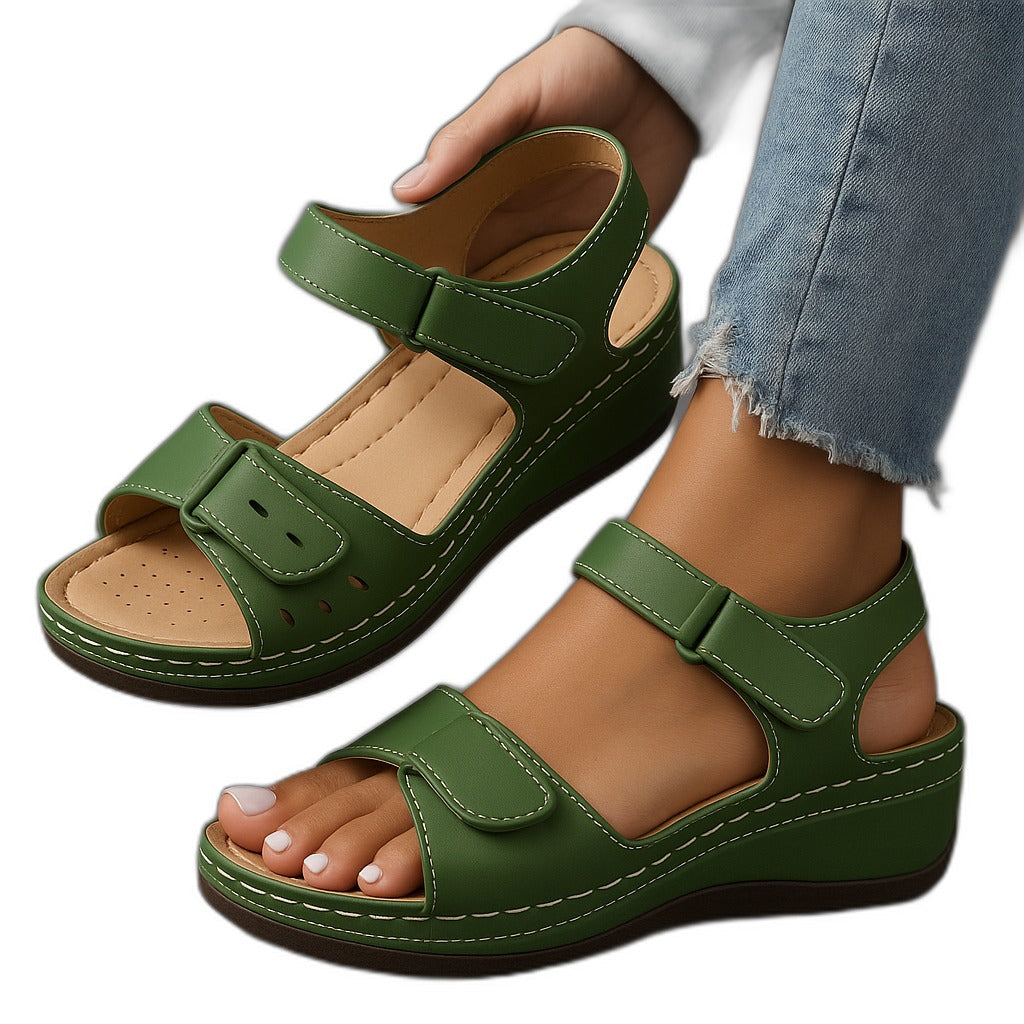 Roxanne – Sandali da donna con punta ampia e spazio per l’alluce valgo