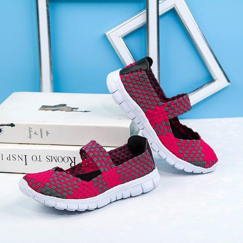 Wide Fit Slip-On Sneakers for Bunions & Swollen Feet - Memory Foam