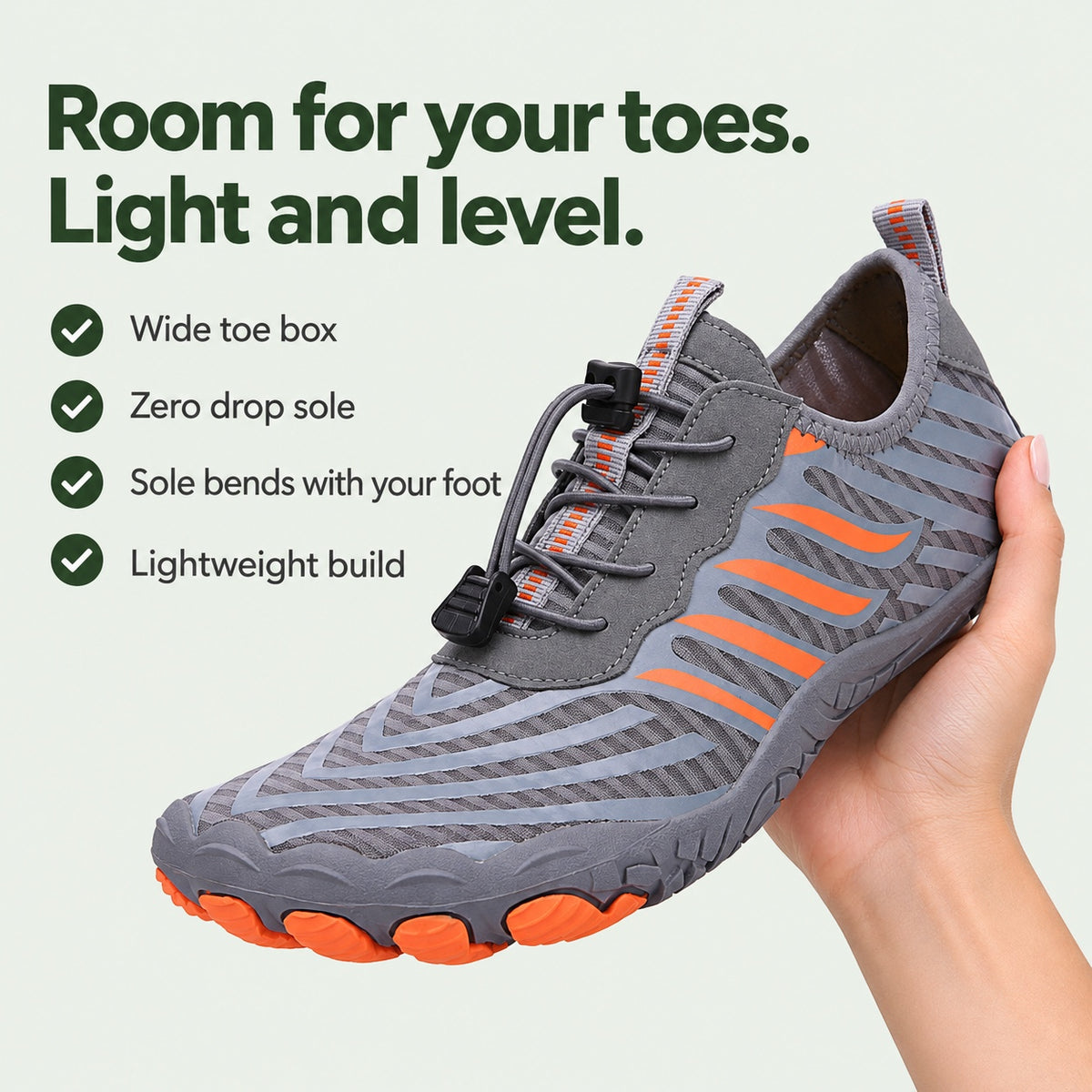 Wren – Unisex Barefoot Shoes, key benefits
