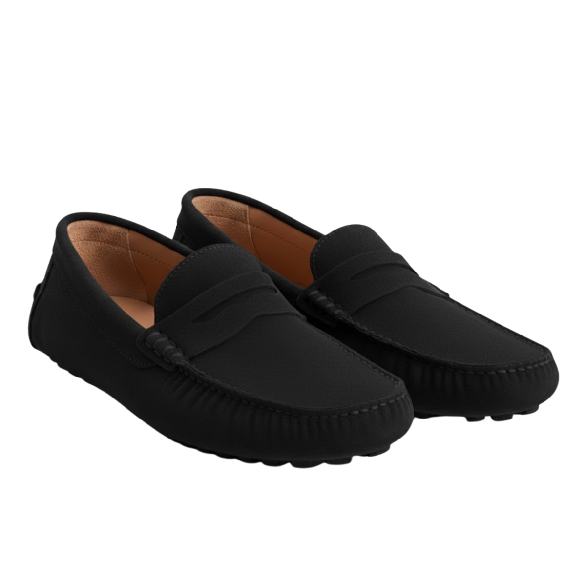 Men's Premium Genuine Leather Slip-On Loafers Classic Handcrafted Driving Moccasins