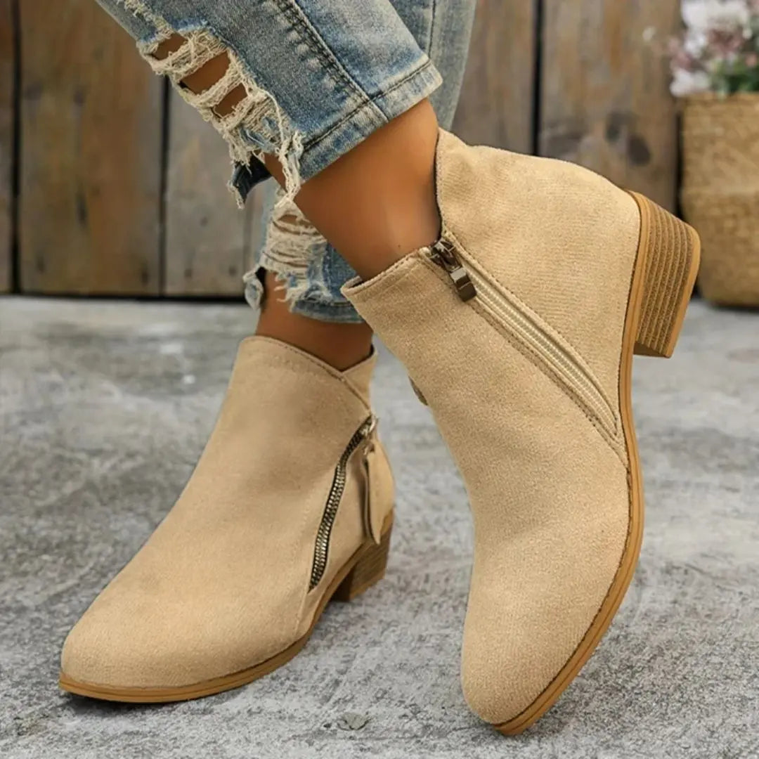 Joanna Women's Zipper Boots