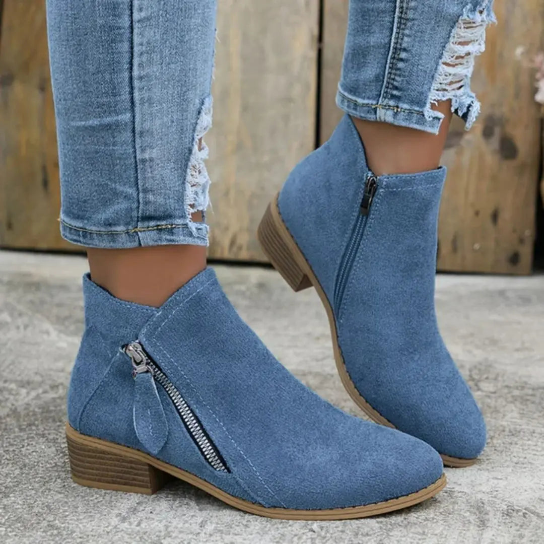 Joanna Women's Zipper Boots