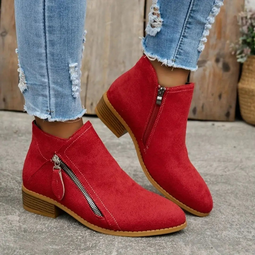 Joanna Women's Zipper Boots