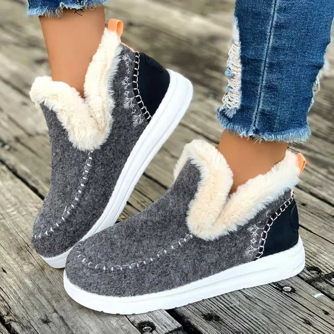 Winterholt Women's Faux Fur Lined Ankle Boots