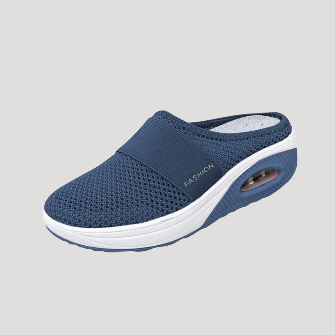 Women's Orthopedic Mesh Walking Clogs Diabetic Slip-On Lightweight Platform Shoes