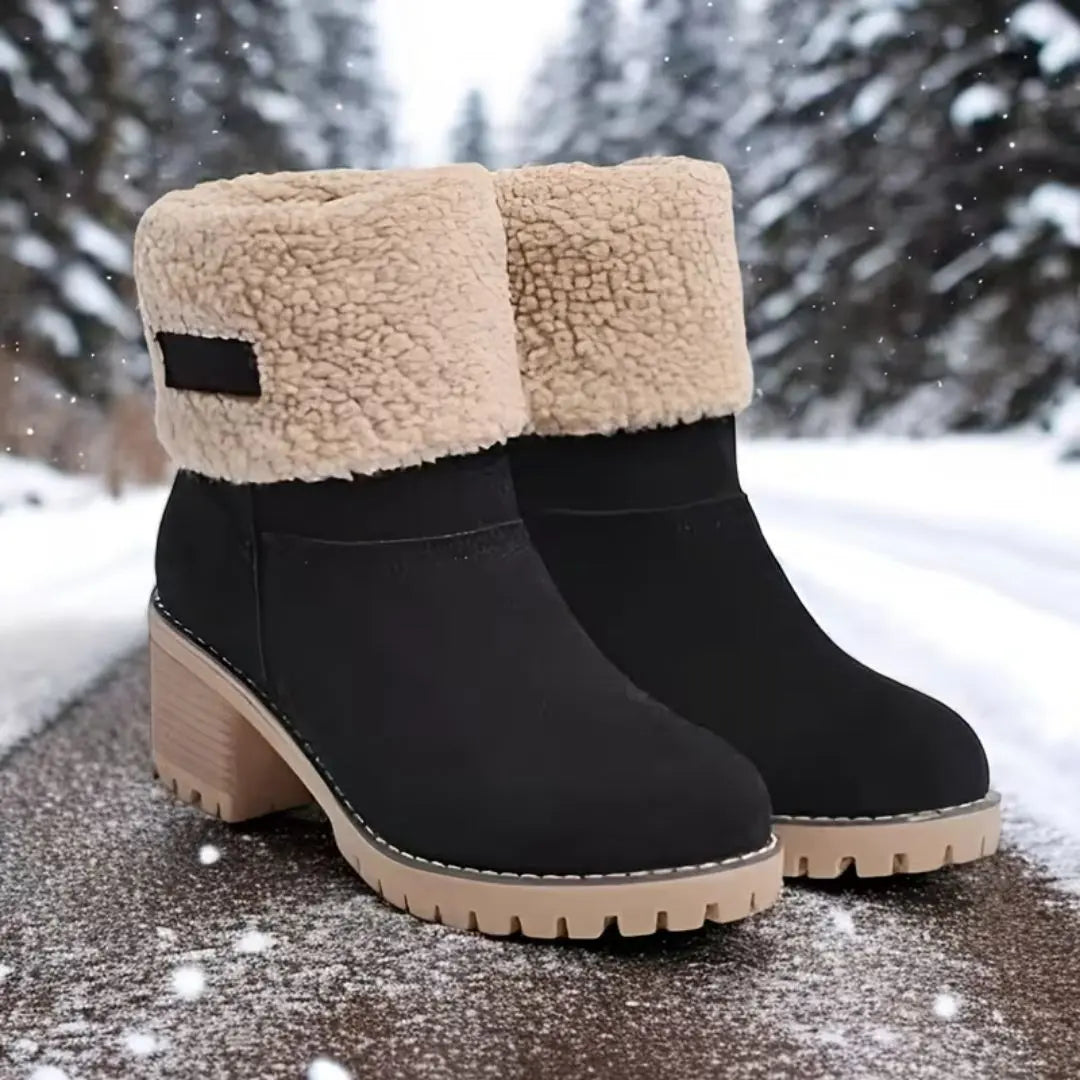 Snowdrift Women's Fur-Lined Mid-Tube Boots