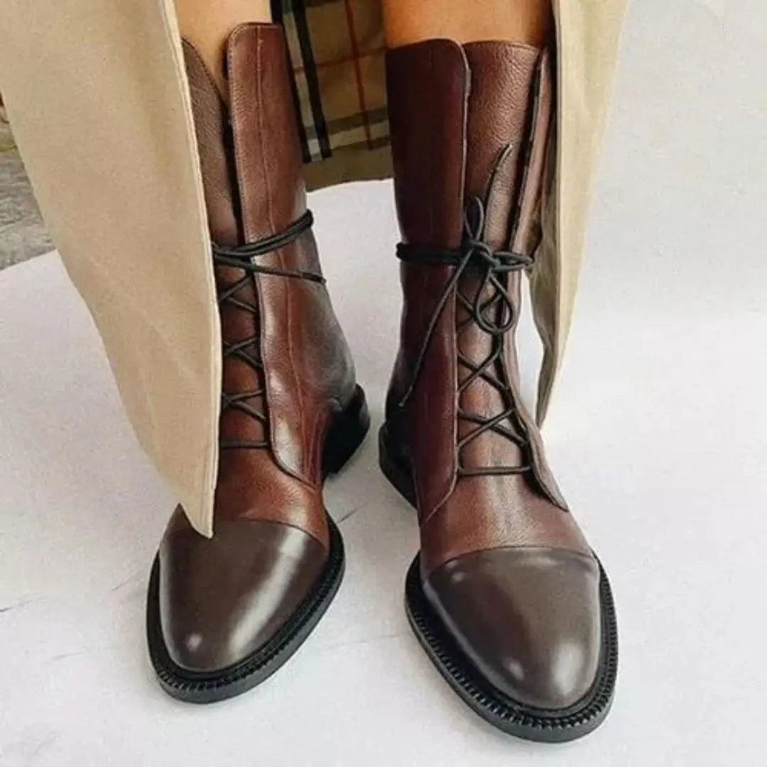 Sophia Women's Lace-Up Ankle Boots