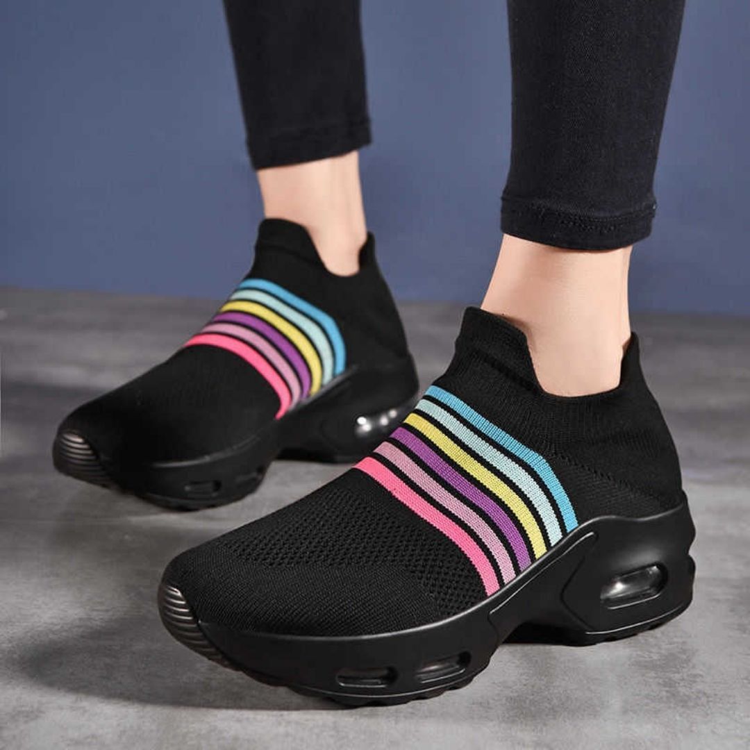 OCW Orthopedic Women Chick Knitted Sneaker Sporty Casual Breathable Modern Comfortable Shoe