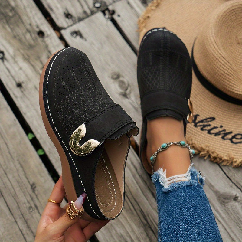 Women's Orthopedic Slippers Suede Non-Slip Sole Mules
