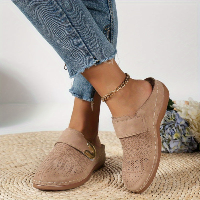 Women's Orthopedic Slippers Suede Non-Slip Sole Mules