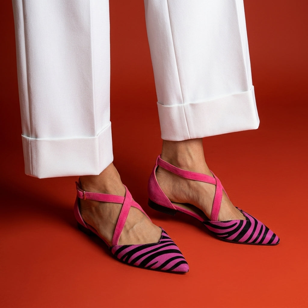 Naxos Orthopedic Cross-Strap Flats