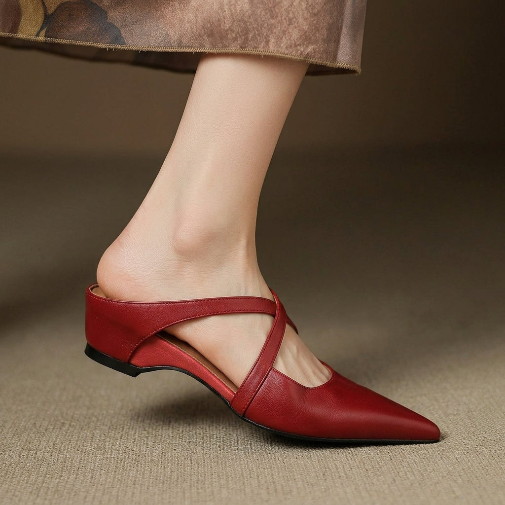 Granada Orthopedic Leather Mules