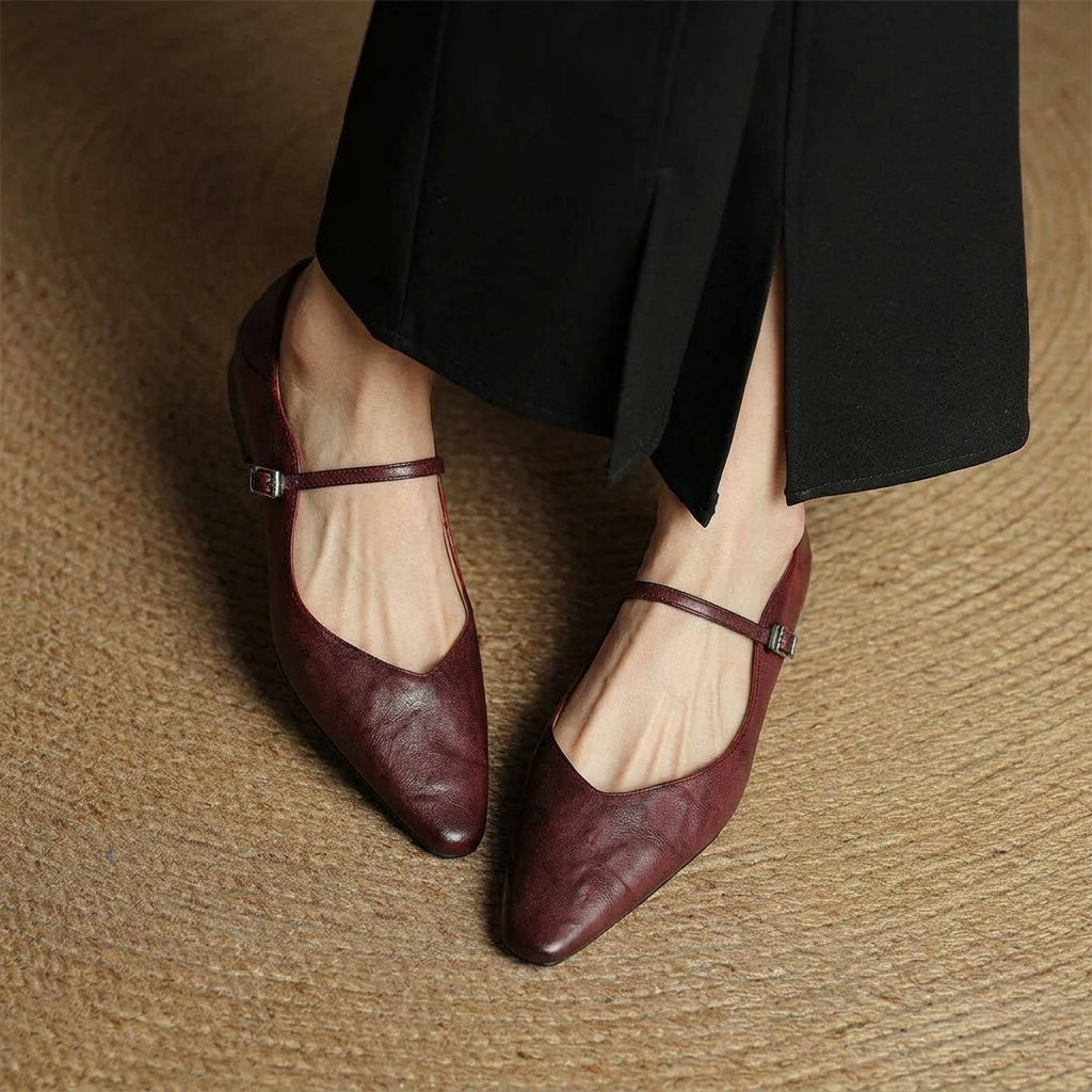Ronda Orthopedic Leather Mules