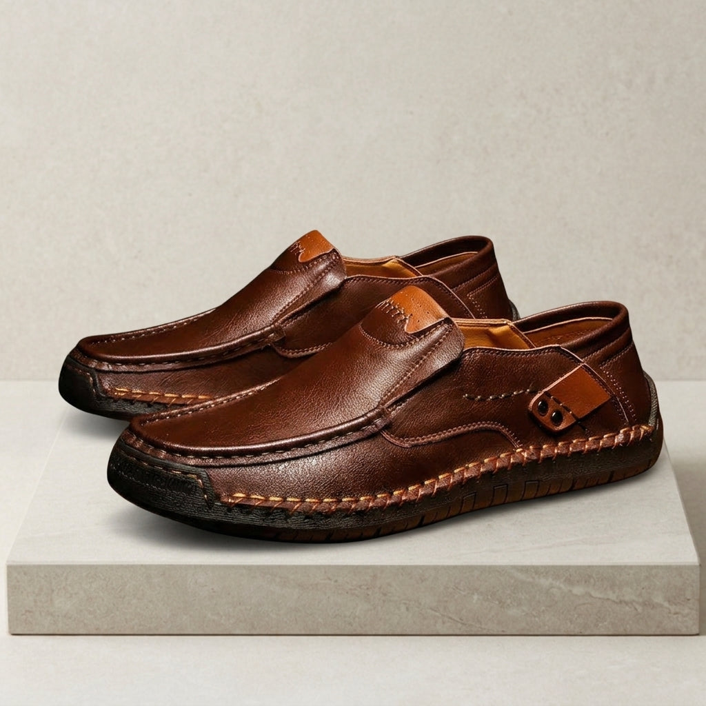 Edwards – Unisex Slip-On Loafers with a Stretch Upper