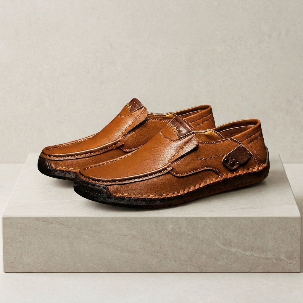 Edwards – Unisex Slip-On Loafers with a Stretch Upper